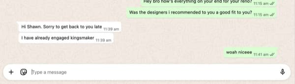 HO tells Shawn he already engaged Kingsmaker
