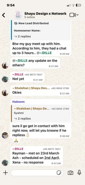 Shayu Design x Network — lead distribution update
